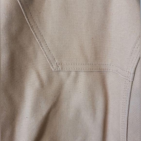 VTG Carhartt Tan Bomber Work Chore Coat Jacket Gorpcore Vintage Americana - Picture 5 of 6